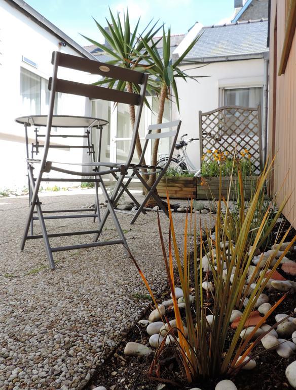 Hotel Aux Tamaris - Vue Mer Roscoff Exterior foto